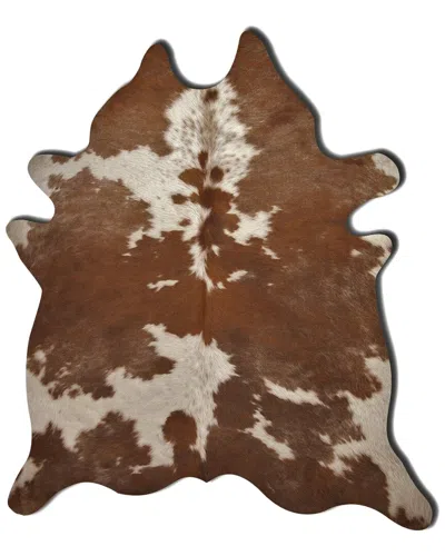 Natural Group Kobe Cowhide Rug In Brown