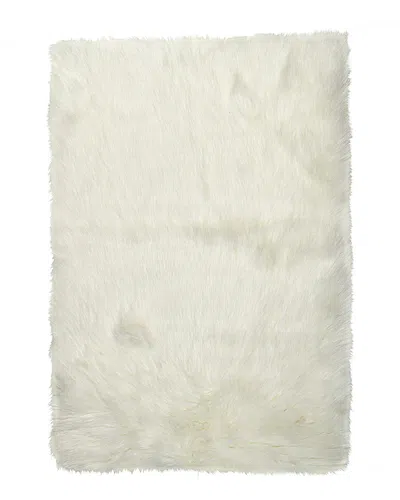 Natural Group Hudson Machine Washable Faux Fur Rug