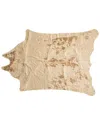 Natural Group Machine Washable Faux Cowhide Rug In Off-white