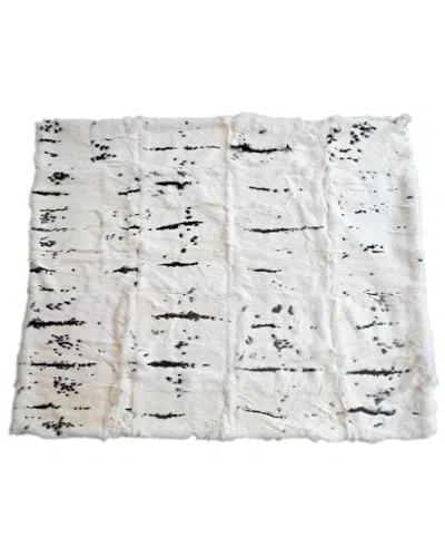 NATURAL GROUP NATURAL RABBIT 50X60IN THROW BLANKET