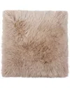 Natural Group Pack Of 2 New Zealand Sheepskin Chair Seat Pad In Brown