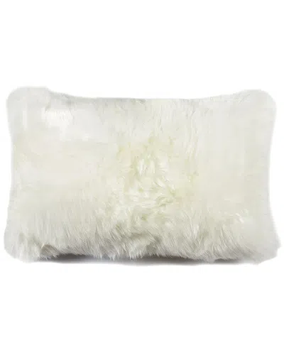 Natural Group New Zealand Sheepskin Pillow In White