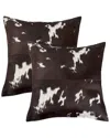 Natural Group Pack Of 2 Torino Quattro Pillow In Brown