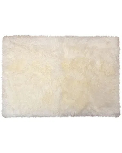 Natural Group Rectangular Sheepskin Rug In Natural