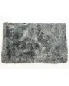 Natural Group Rectangular Sheepskin Rug In Gray