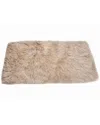 Natural Group Rectangular Sheepskin Rug In Taupe