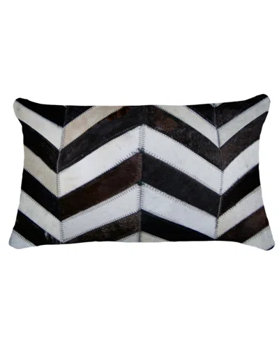 Natural Group Torino Chevron Pillow In Brown