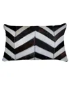 Natural Group Torino Chevron Pillow In Brown