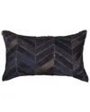Natural Group Torino Chevron Pillow In Brown