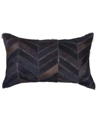 Natural Group Torino Chevron Pillow In Brown