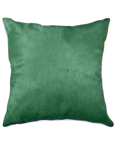 Natural Group Torino Cowhide Pillow In Green
