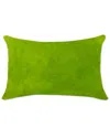 Natural Group Torino Cowhide Pillow In Green