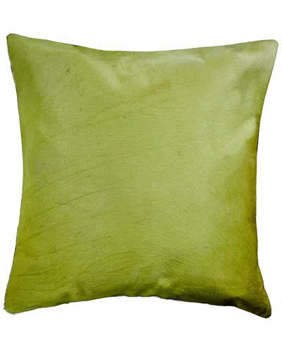 Natural Group Torino Cowhide Pillow In Green