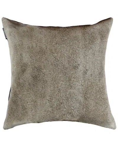 Natural Group Torino Cowhide Pillow In Grey