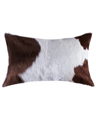 Natural Group Torino Kobe Cowhide Pillow In White