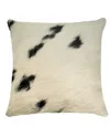 Natural Group Torino Kobe Cowhide Pillow In White