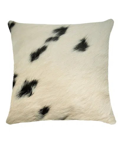 Natural Group Torino Kobe Cowhide Pillow In White