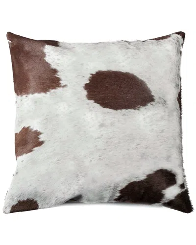 Natural Group Torino Kobe Cowhide Pillow In White