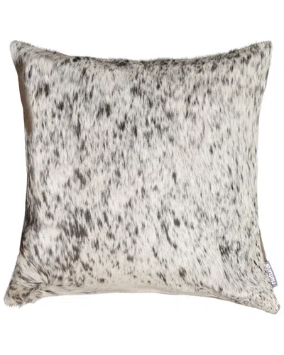 Natural Group Torino S & P Cowhide Pillow In Grey