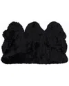 Natural Group Triple Sheepskin Rug In Black