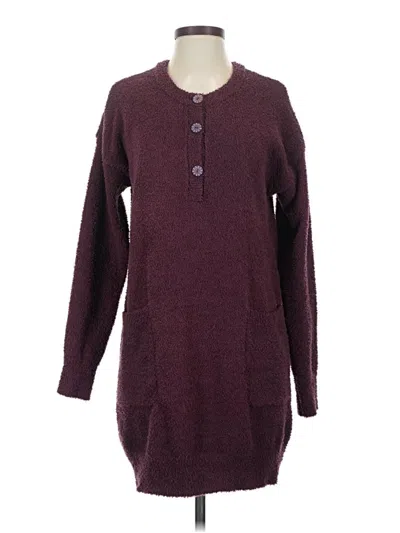 Pre-owned Natural Life Pullover Sweater In Burgundy