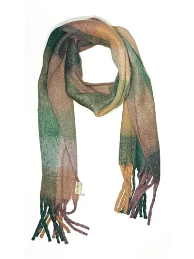 Pre-owned Natural Life Scarf In Orange