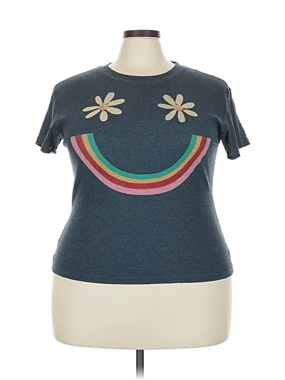 Pre-owned Natural Life Short Sleeve T-shirt In Blue