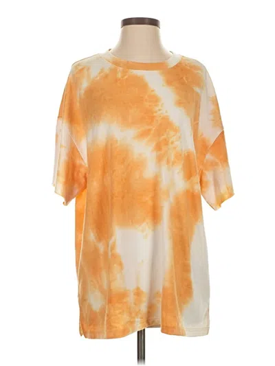 Pre-owned Natural Life Short Sleeve T-shirt In Orange