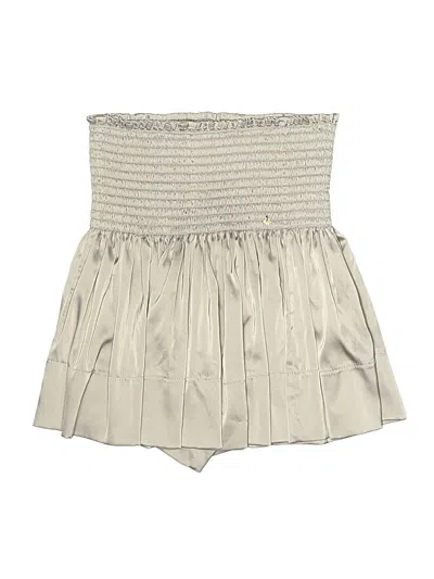 Pre-owned Natural Life Skort In Silver
