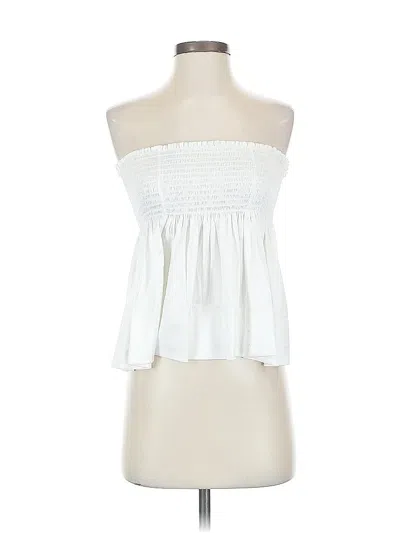 Pre-owned Natural Life Tube Top Ivory Strapless Neckline Tops In White