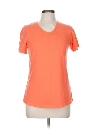 Pre-owned Natural Reflections Active T-shirt In Orange