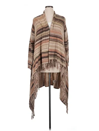 Pre-owned Natural Reflections Cardigan Sweater In Brown