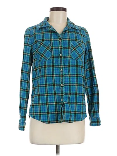 Pre-owned Natural Reflections Cardigan Sweater In Teal