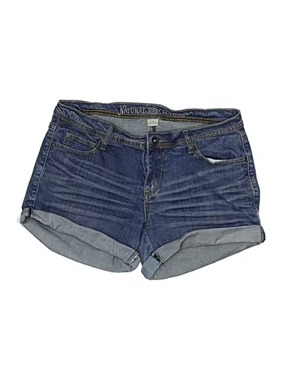 Pre-owned Natural Reflections Denim Shorts In Blue