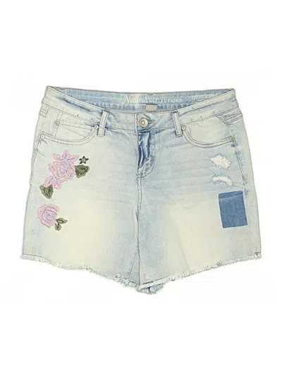 Pre-owned Natural Reflections Denim Shorts In Blue