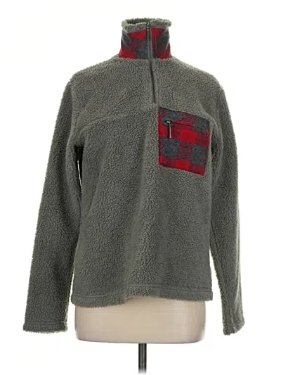 Pre-owned Natural Reflections Fleece Jacket In Gray
