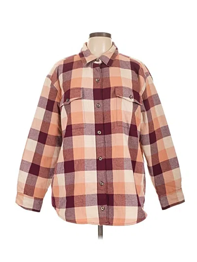 Pre-owned Natural Reflections Fleece Jacket In Pink