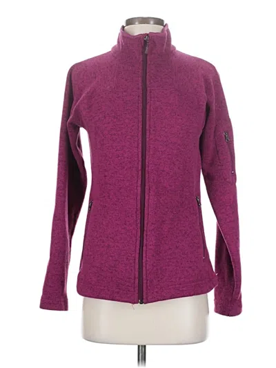 Pre-owned Natural Reflections Fleece Jacket In Purple