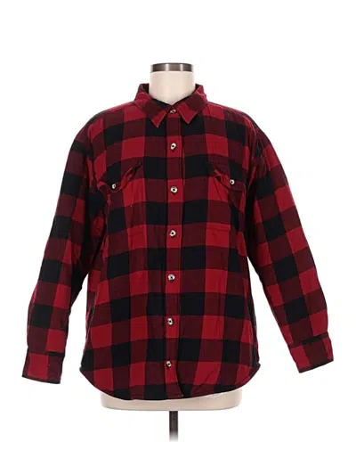 Pre-owned Natural Reflections Fleece Jacket In Red