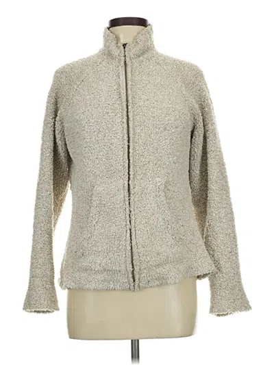 Pre-owned Natural Reflections Fleece Jacket In Silver