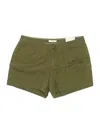 Natural Reflections Khaki Shorts In Green