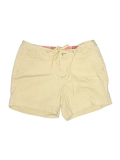 Pre-owned Natural Reflections Khaki Shorts In Yellow