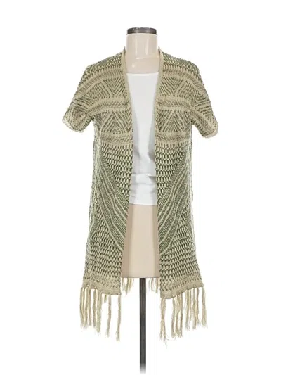 Pre-owned Natural Reflections Kimono In Green