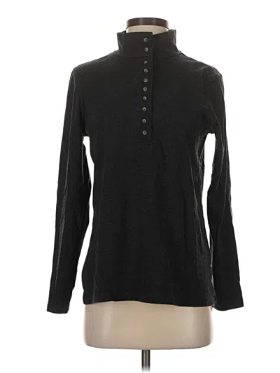 Pre-owned Natural Reflections Long Sleeve Top Black Turtleneck Tops