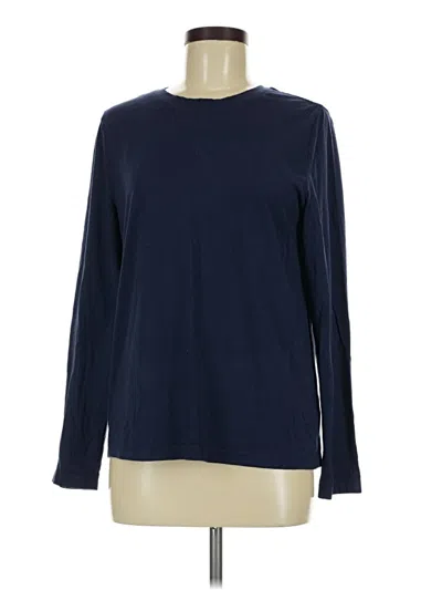 Pre-owned Natural Reflections Long Sleeve T-shirt In Blue