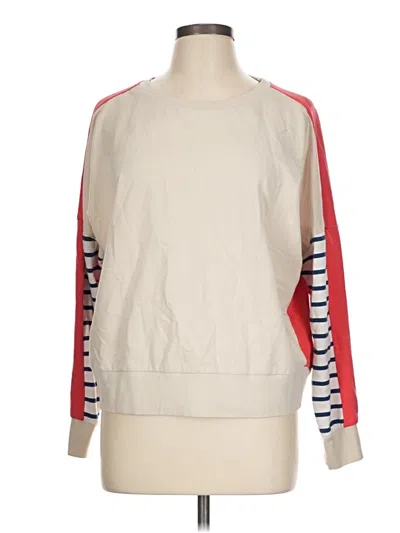 Pre-owned Natural Reflections Long Sleeve T-shirt In Brown