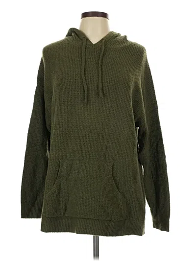 Pre-owned Natural Reflections Pullover Hoodie In Green
