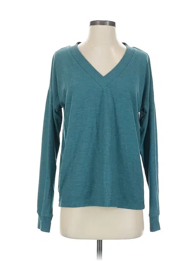 Pre-owned Natural Reflections Pullover Sweater In Blue