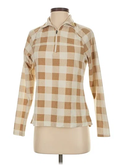 Pre-owned Natural Reflections Pullover Sweater In Brown