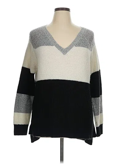 Pre-owned Natural Reflections Pullover Sweater In Gray